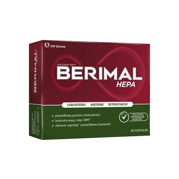 Berimal Hepa, 60 kapsułek