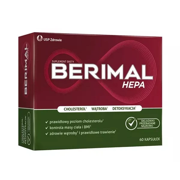 Berimal Hepa, 60 kapsułek
