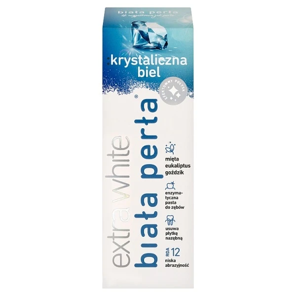Biała Perła Extra White, wybielająca pasta do zębów, krystaliczna biel, 75ml