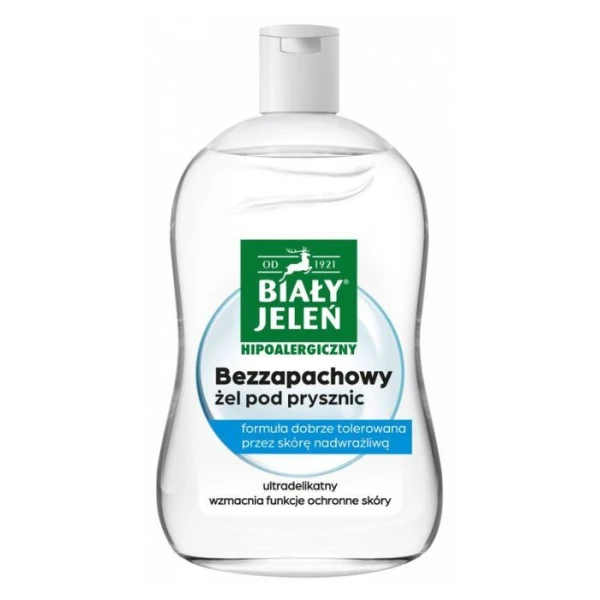 Biały Jeleń, bezzapachowy żel pod prysznic, 500ml