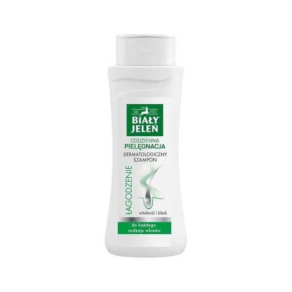Biały Jeleń, Codzienna Pielęgnacja, szampon dermatologiczny do każdego rodzaju włosów, 300ml