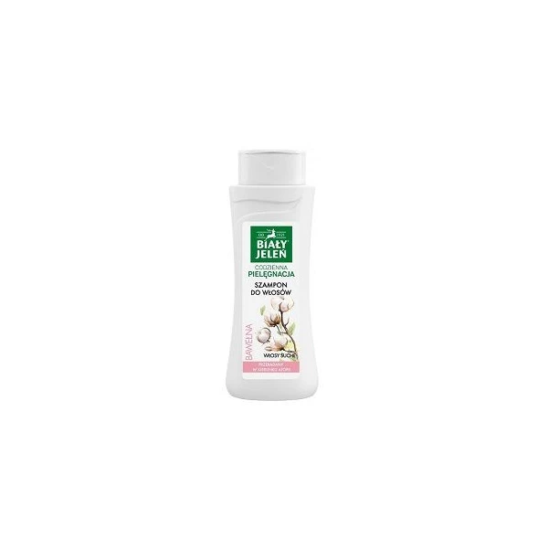 Biały Jeleń, Codzienna Pielęgnacja, szampon do włosów, bawełna, 300ml