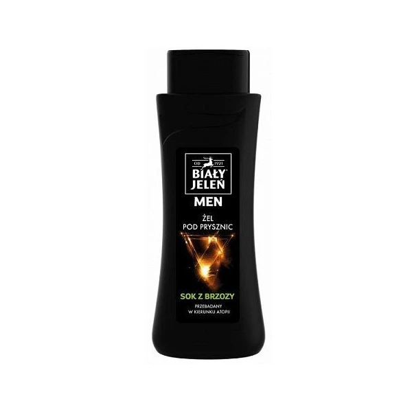 Biały Jeleń, Men, żel pod prysznic z ekstraktem z brzozy, 300ml