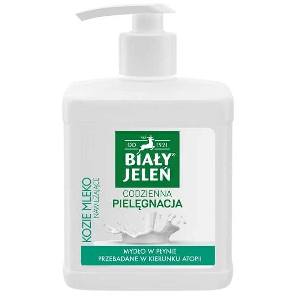 Biały Jeleń, mydło w płynie, kozie mleko, 500ml