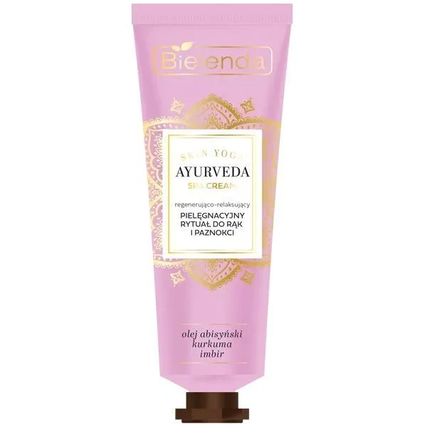 Bielenda Ayurveda Skin Yoga, regenerująco-relaksujący krem do rąk i paznokci, 50ml