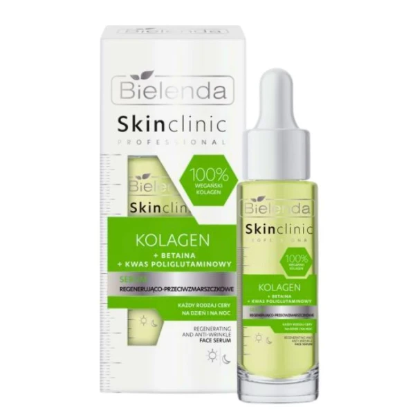 Bielenda Skin Clinic Professional, Kolagen, serum regenerująco-przeciwzmarszczkowe, 30ml