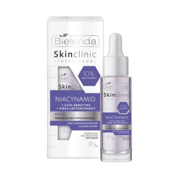 Bielenda Skin Clinic Professional, Niacynamid, serum normalizująco-wygładzające, 30ml