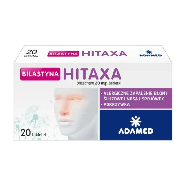 Bilastyna Hitaxa 20mg, 20 tabletek