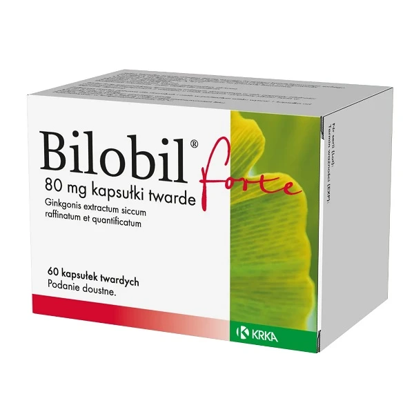 Bilobil Forte 80mg, 60 kapsułek