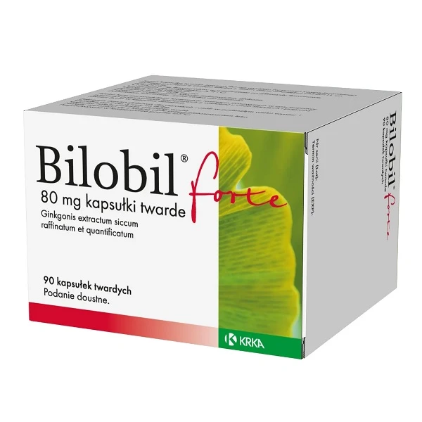 Bilobil Forte 80mg, 90 kapsułek