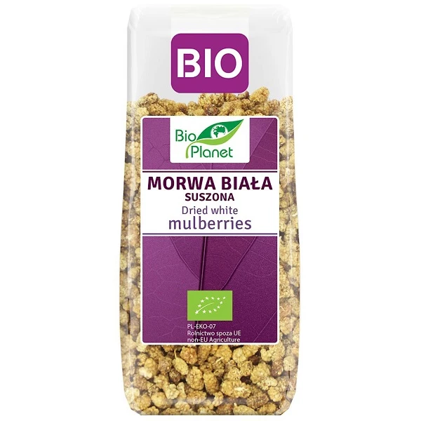 Bio Planet, Morwa Biała suszona, 100g