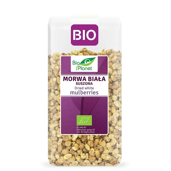 Bio Planet, Morwa Biała suszona, 250g