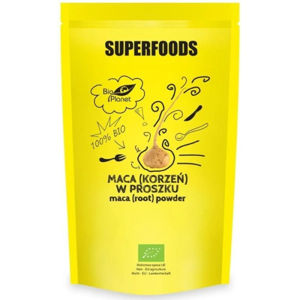 Bio Planet, Superfoods, Maca korzeń, proszek, 150g