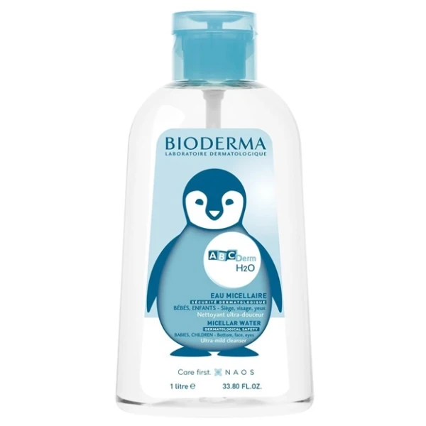 Bioderma ABCDerm H2O, płyn micelarny dla dzieci, od pierwszego dnia życia, 1000ml