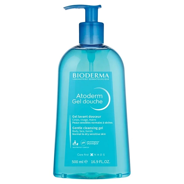 [DATA - 2026-09-30] Bioderma Atoderm Gel douche, żel pod prysznic i do kąpieli, skóra sucha i normalna, 500ml