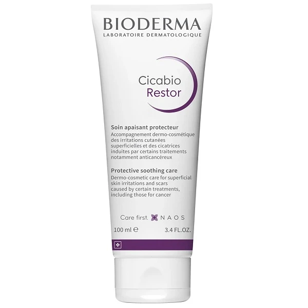 Bioderma Cicabio Restor, krem regeneracyjny dla skóry osłabionej w wyniku terapii onkologicznych, 100ml