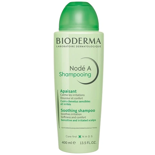 Bioderma Node A Shampooing, łagodzący szampon do wrażliwej i podrażnionej skóry głowy, 400ml
