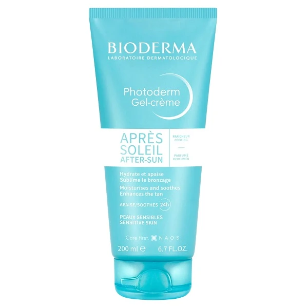 Bioderma Photoderm Gel-Creme, łagodzący krem-żel przedłużający opaleniznę, 200ml