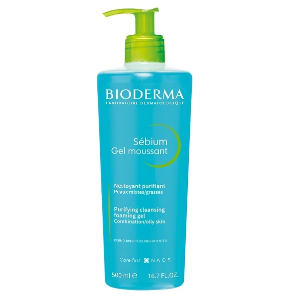 Bioderma Sebium Moussant, żel oczyszczający, skóra tłusta i mieszana, 500ml