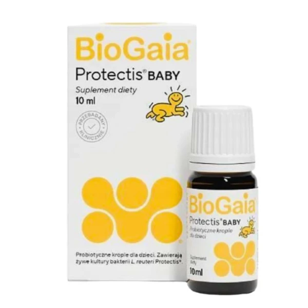 BioGaia Protectis Baby, krople doustne, dla dzieci od urodzenia, butelka, 10ml