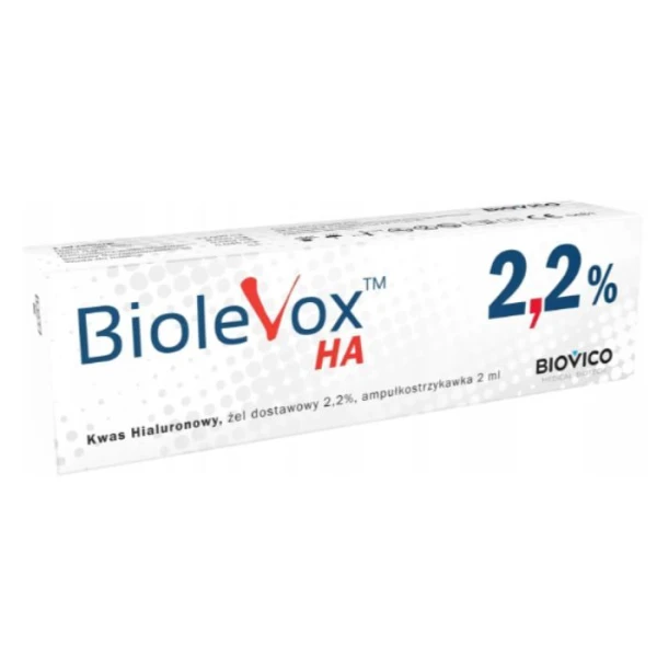 Biolevox HA 2,2%,  żel do wstrzykiwań, 1 ampułkostrzykawka
