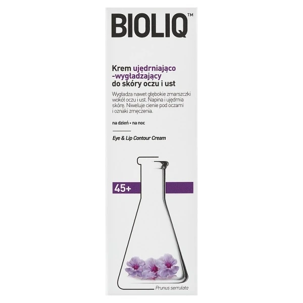 Bioliq 45+, krem ujędrniająco-wygładzający do skóry oczu i ust, 15ml