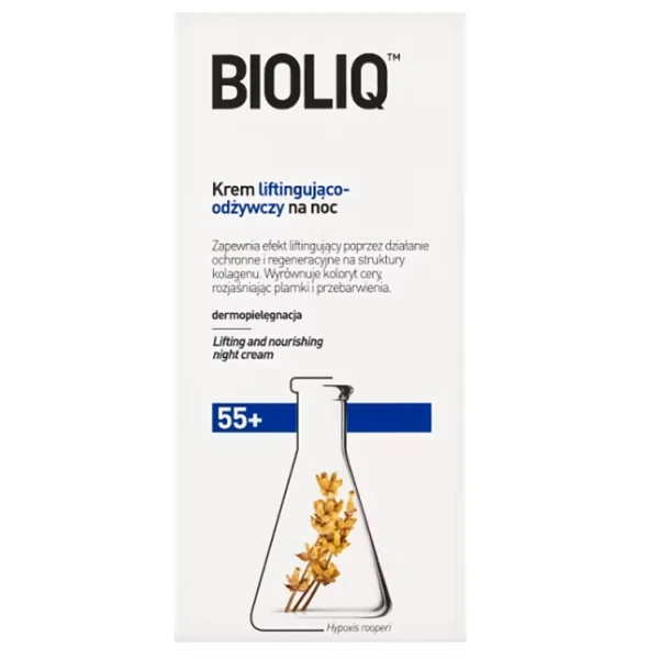 Bioliq 55+, krem liftingująco-odżywczy na noc, 50ml