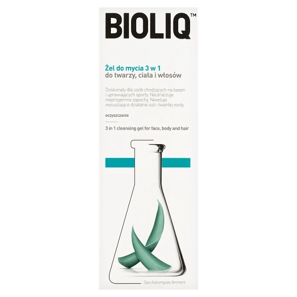 Bioliq Clean, żel do mycia 3w1, do twarzy, ciała i włosów, 180ml