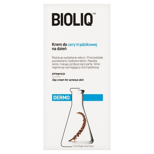 Bioliq Dermo, krem do cery trądzikowej, na dzień, 50ml