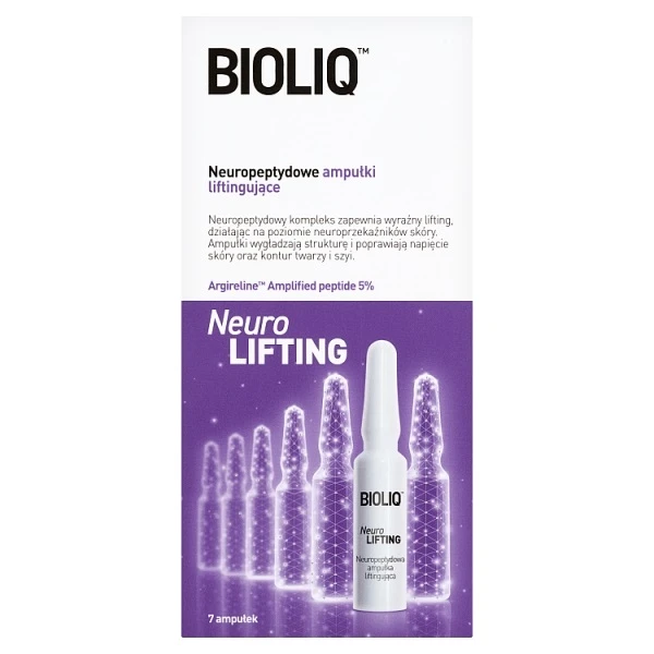 Bioliq Neuro Lifting, neuropeptydowe ampułki liftingujące, 7 x 1,5ml