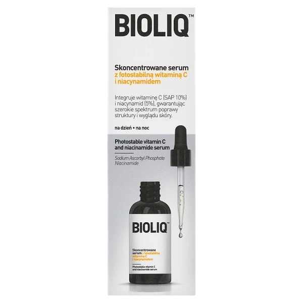 Bioliq Pro, skoncentrowane serum z fotostabilną witaminą C i niacynamidem, 20ml