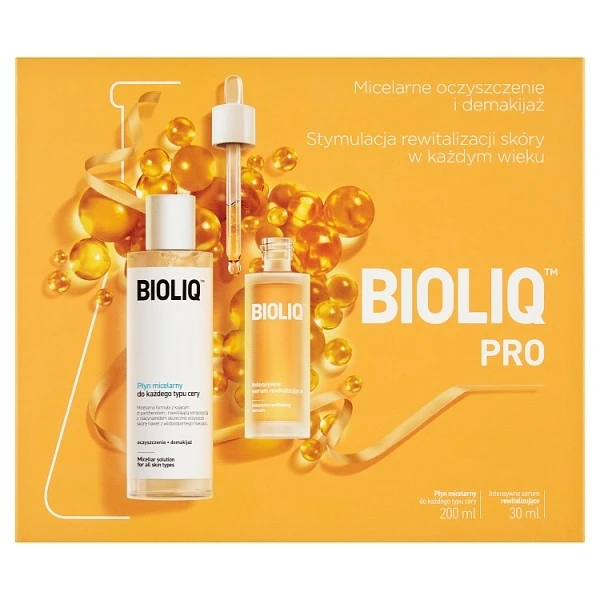 Bioliq Pro, serum intensywnie nawilżające, 30ml + Bioliq Clean, płyn micelarny, 200ml
