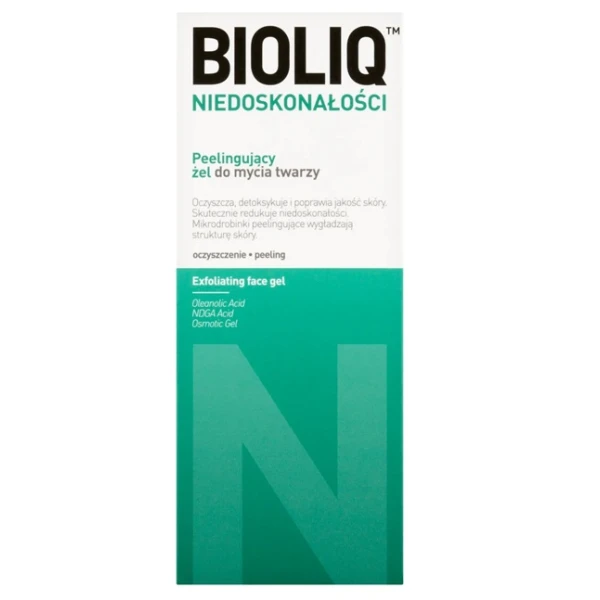 Bioliq Specialist Niedoskonałości, peelingujący żel do mycia twarzy, 125ml