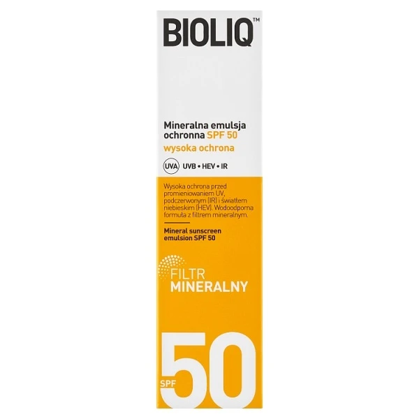 Bioliq, mineralna emulsja ochronna SPF 50, 30ml