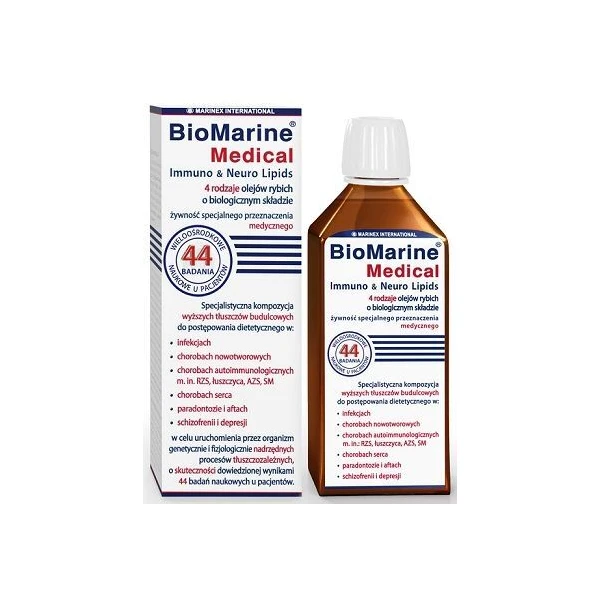 BioMarine Medical Immuno & Neuro Lipids, płyn, 200ml