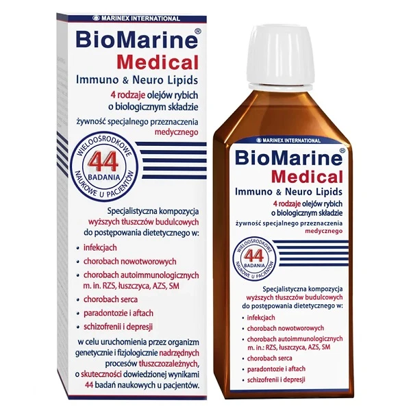 BioMarine Medical Immuno & Neuro Lipids, płyn, 200ml
