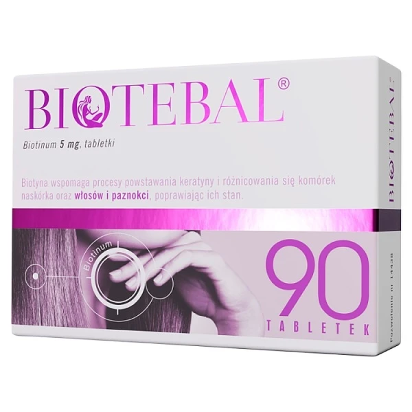 Biotebal 5mg, 90 tabletek