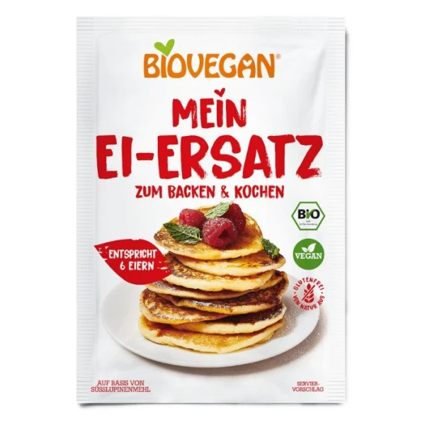 BioVegan, roślinny zamiennik jajek, bezglutenowy, 30g