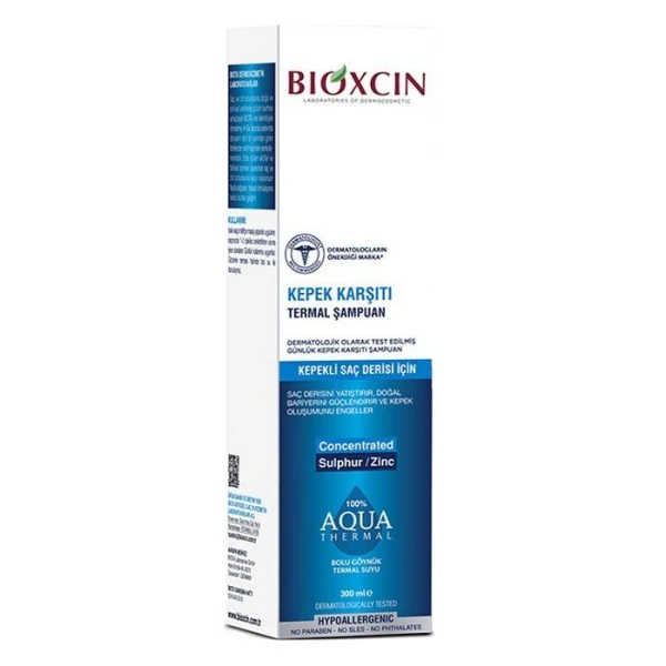 Bioxcin Aqua Thermal, szampon przeciwłupieżowy, 300ml