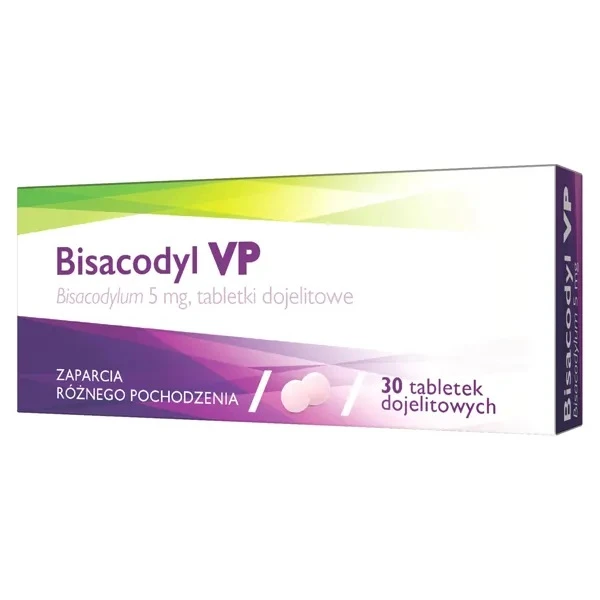 Bisacodyl VP 5mg, 30 tabletek