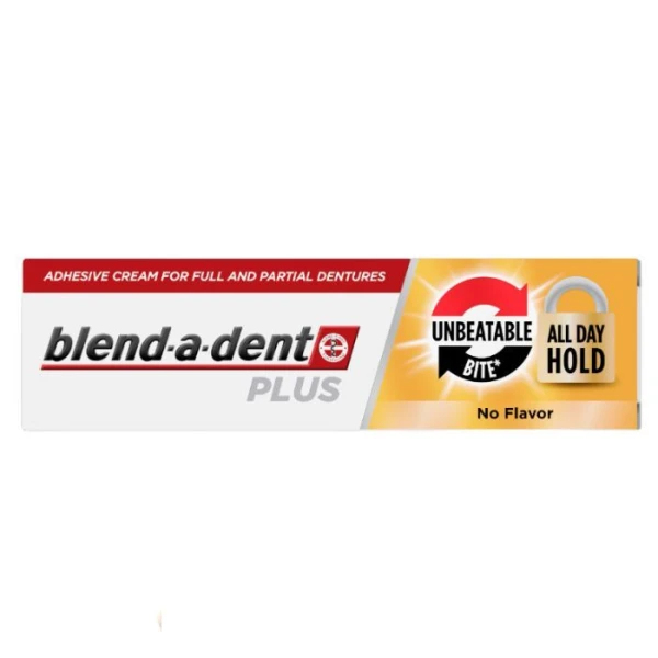 Blend-a-dent Plus, klej do protez, No Flavor, 40g