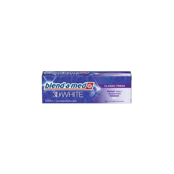 Blend-a-med 3D White, pasta do zębów, Classic Fresh, 75ml