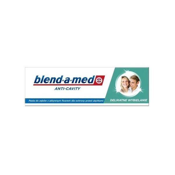 Blend-a-med Anti-Cavity, pasta do zębów, Delikatne Wybielanie, smak miętowy, 75ml