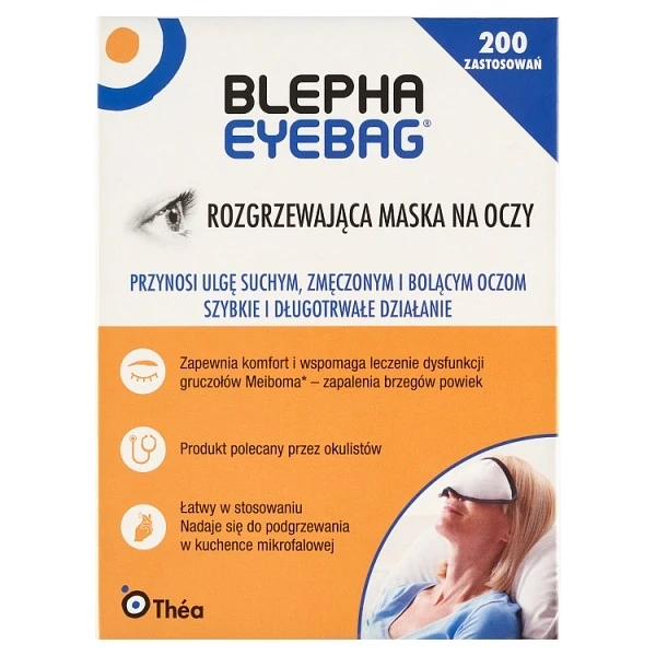 Blepha Eyebag, rozgrzewająca maska na oczy, 1 sztuka
