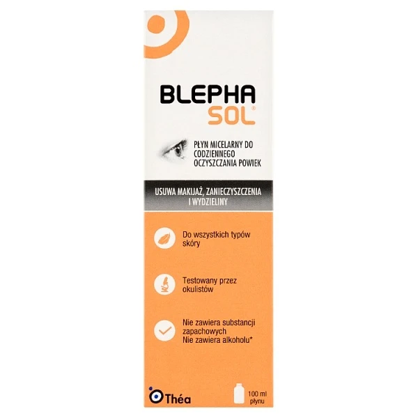 Blephasol, płyn micelarny do codziennej pielęgnacji wrażliwych powiek, 100ml