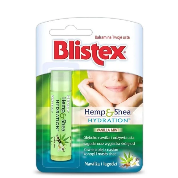 [DATA - 2026-11-30] Blistex Hemp&Shea Hydration, balsam do ust , 4,25g