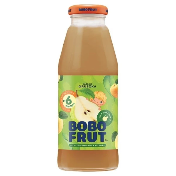 Bobo Frut, nektar owocowy, jabłko i gruszka, po 6 miesiącu, 300ml