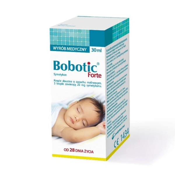 Bobotic Forte, krople doustne o zapachu malinowym, od 28 dnia życia, 30ml