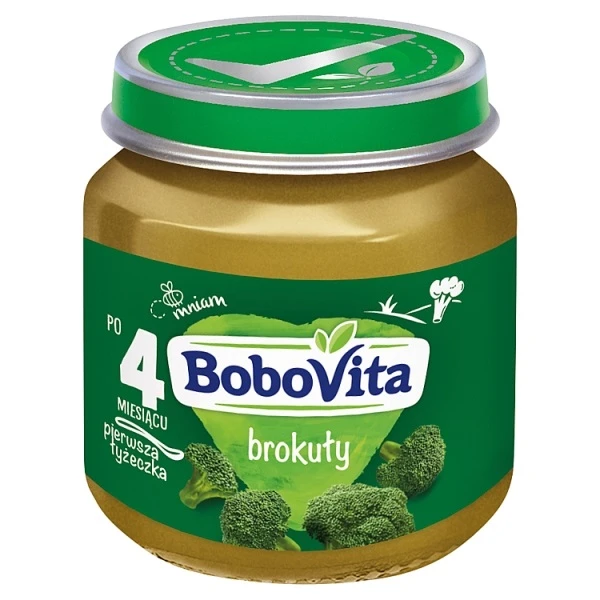 BoboVita Pierwsza Łyżeczka, brokuły, po 4 miesiącu, 125g