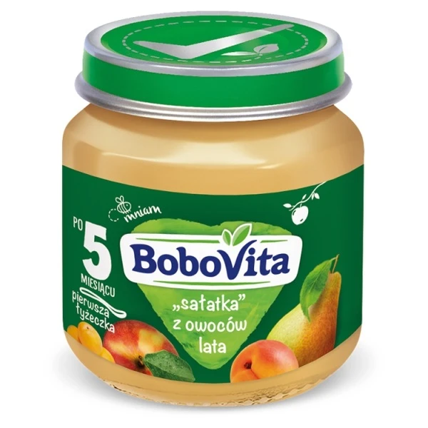 BoboVita Pierwsza Łyżeczka, sałatka z owoców lata, po 5 miesiącu, 125g
